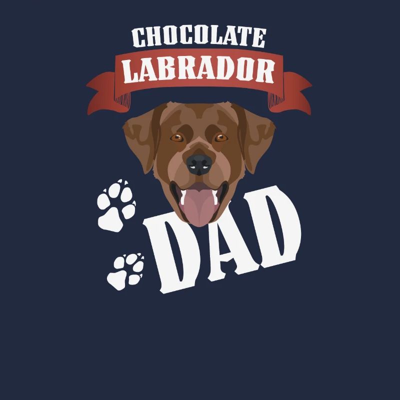 Chocolat Labrador, Lab Dad, Hundepa
