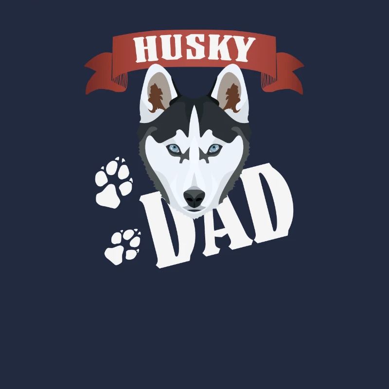 Husky dad, dog dad