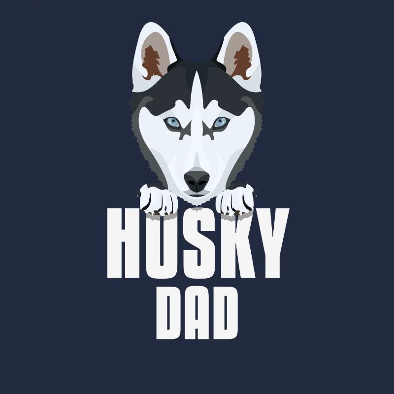 Husky dad, dog dad