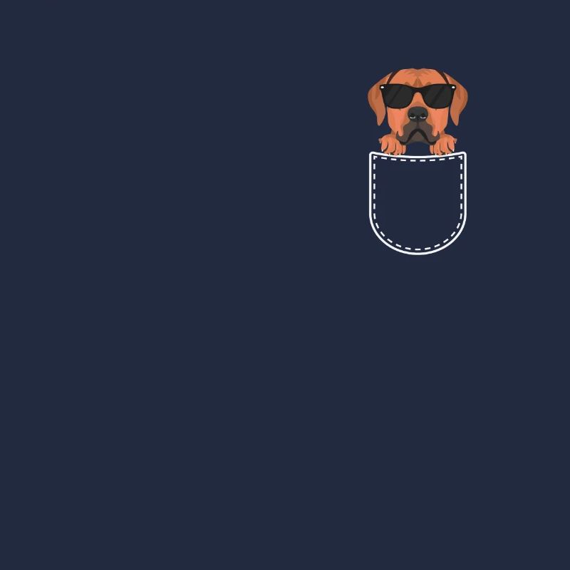 Rhodesian Ridgeback in der Brusttasche