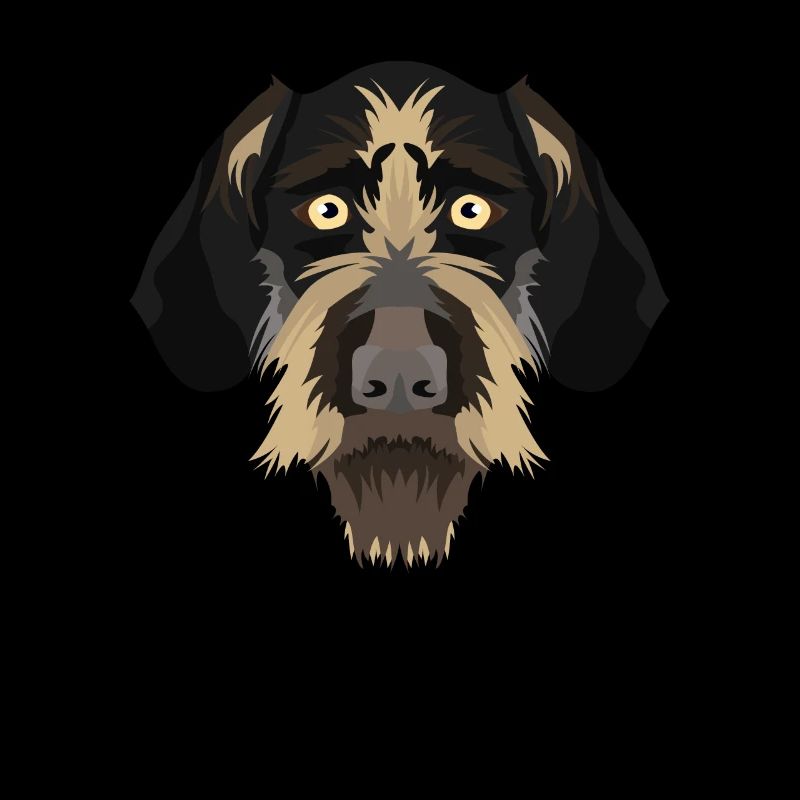 Lächelnder Deutsch Drahthaar