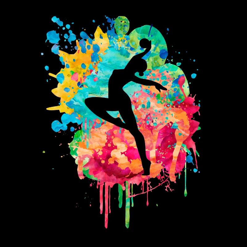 Gymnastics and gymnastics - PopArt Style