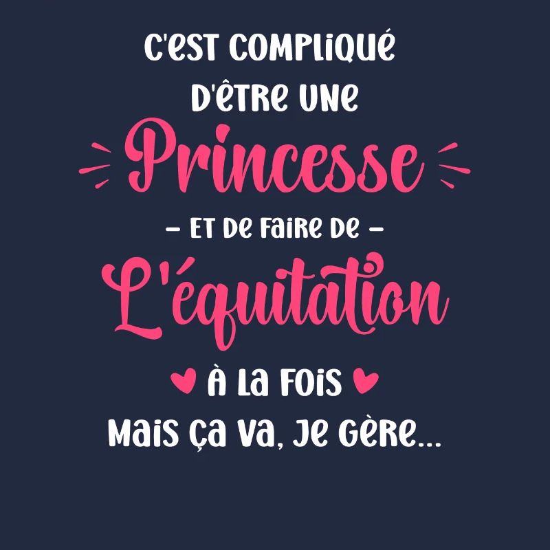 Compliqué princesse et de faire de l'équitation