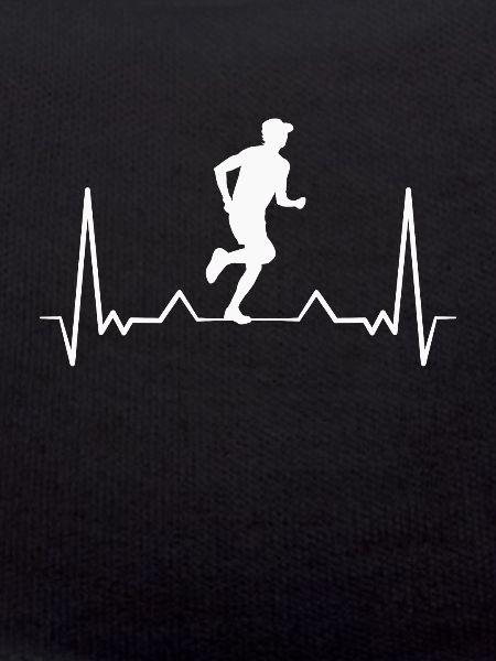 Marathon runner heartbeat
