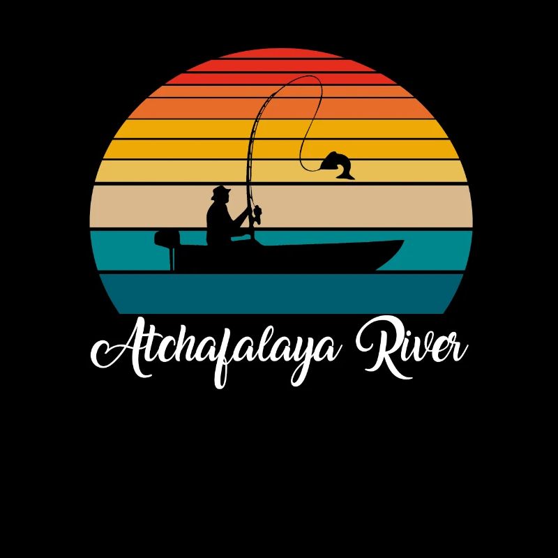 Lieu de pêche de la rivière Atchafalaya