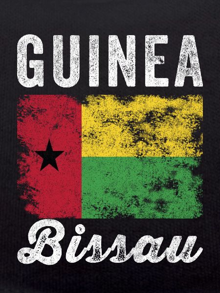 Guinea Bissau Flag Distressed