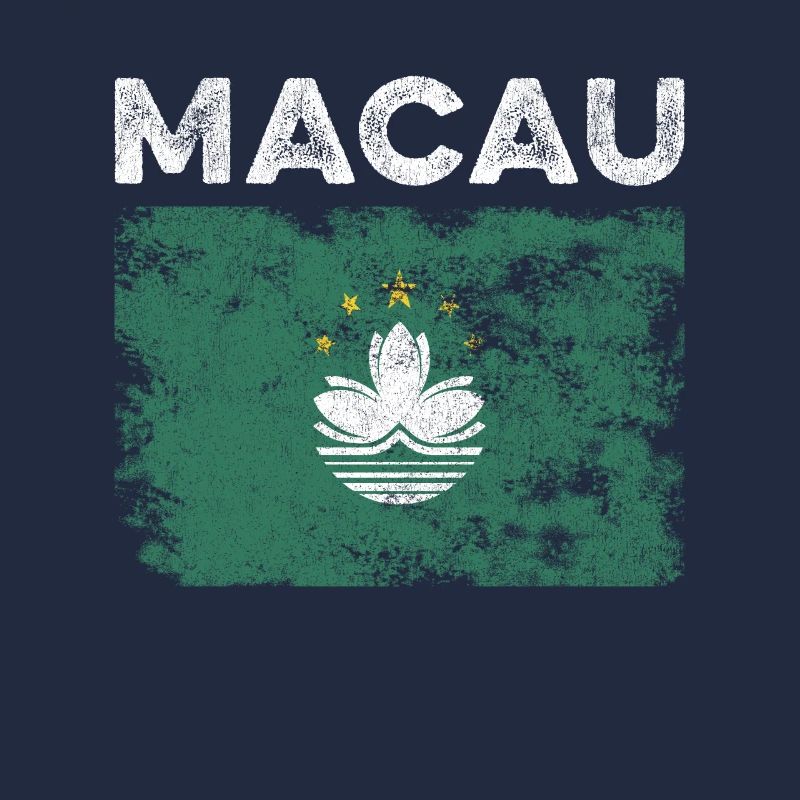 Drapeau de Macao en détresse - Drapeau macanais