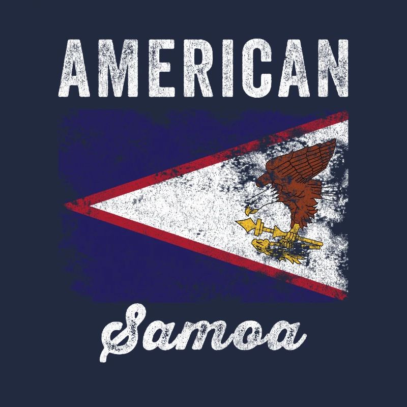 American samoa Flag Distressed
