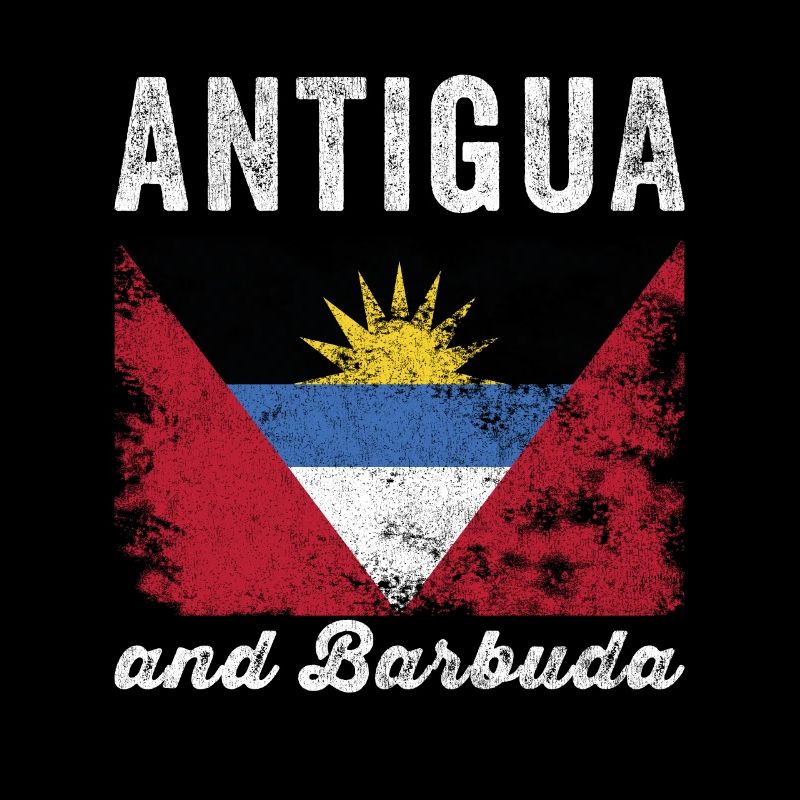 Drapeau d’Antigua-et-Barbuda en détresse