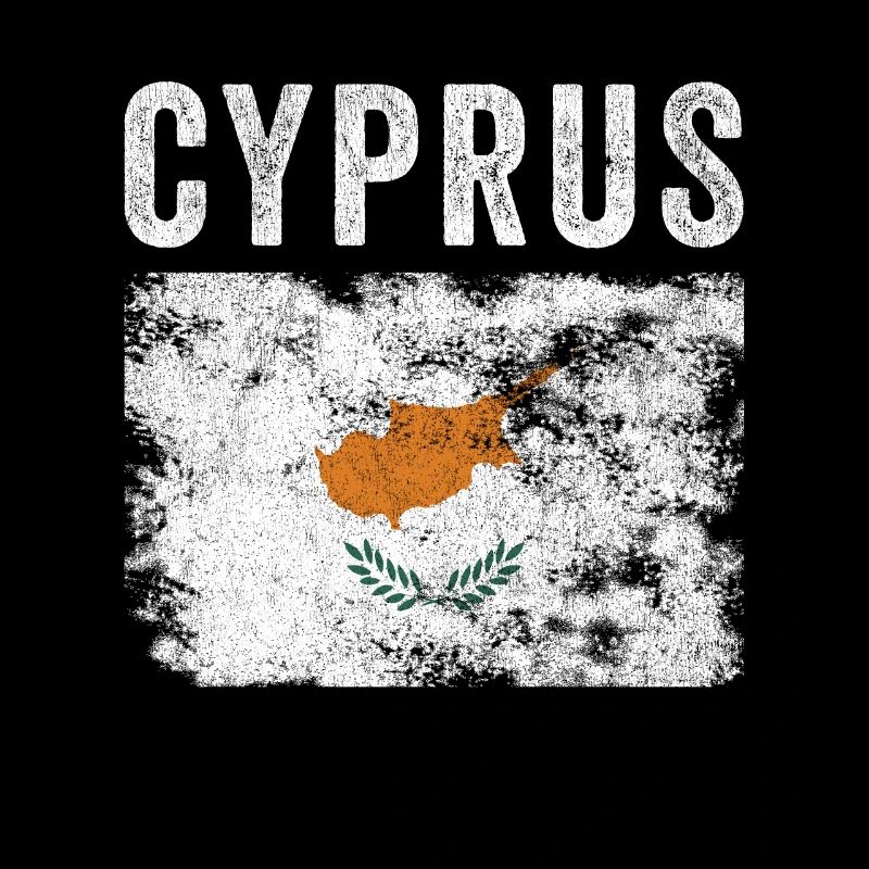Zypern Flagge Distressed - Zyprische Flagge