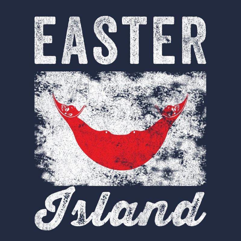 Drapeau de l’île de Pâques Vintage Rapa Nui Drapeau