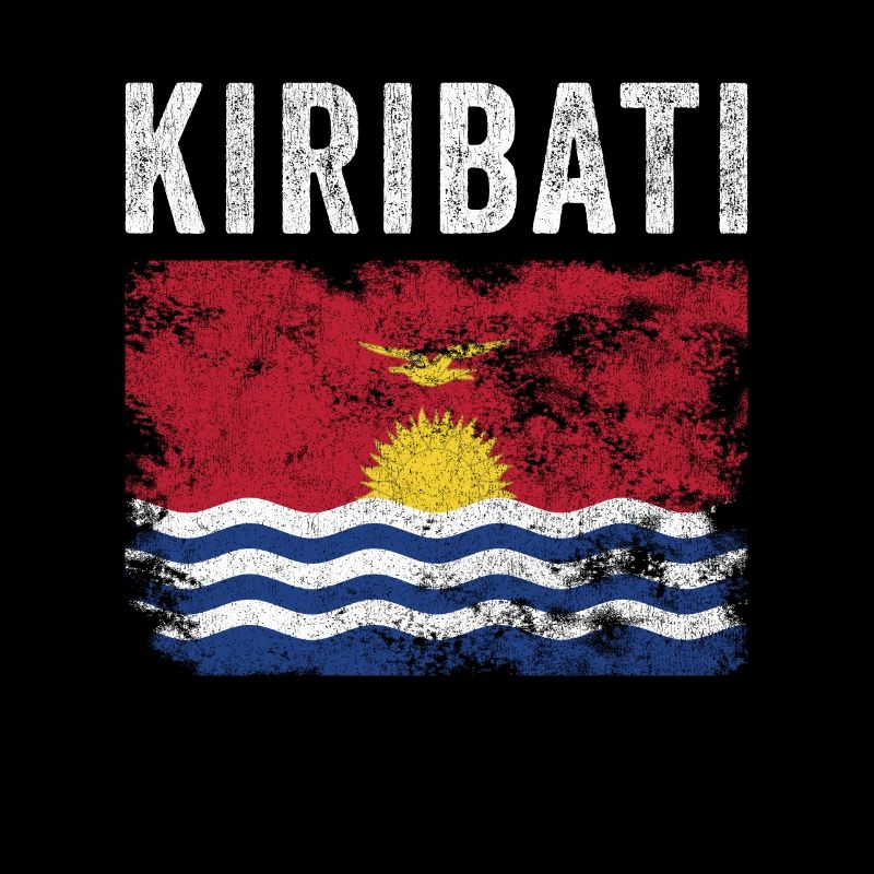 Kiribati Drapeau En détresse I Kiribati Drapeau