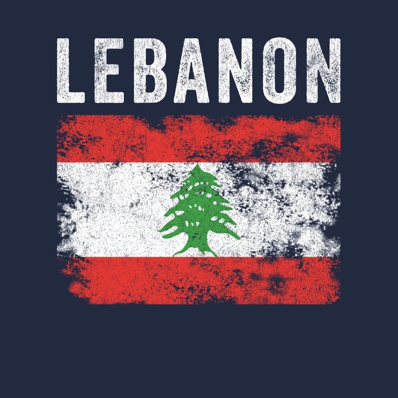 Drapeau libanais en détresse - Drapeau libanais