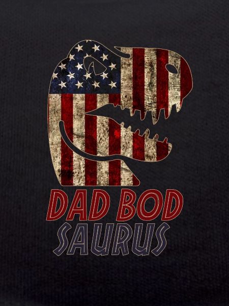 Patriotic Dad bod Dinosaur