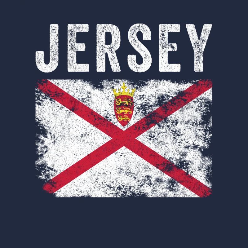 Jersey Flag Distressed - Jersey Flag