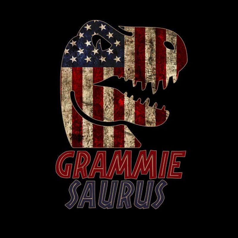 Patriotic Grammie Dinosaur