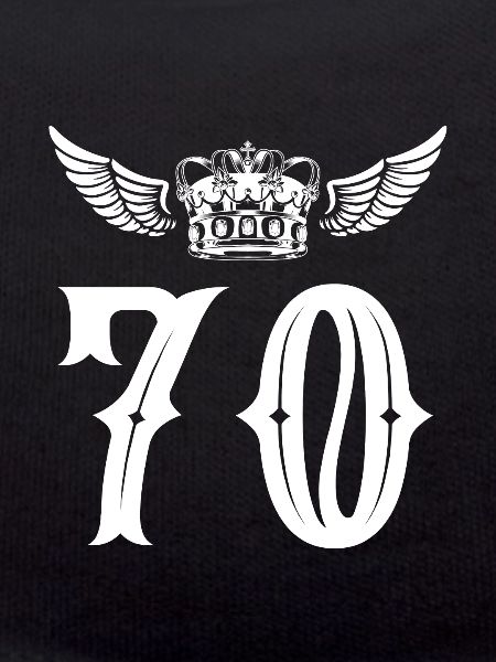 70 Number crown