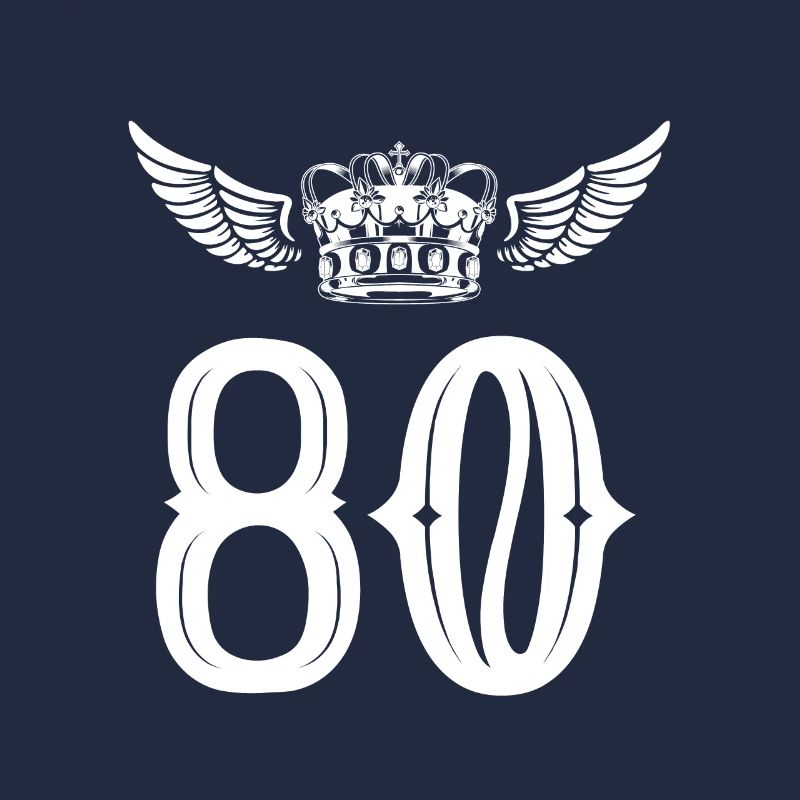 80 Zahl Krone