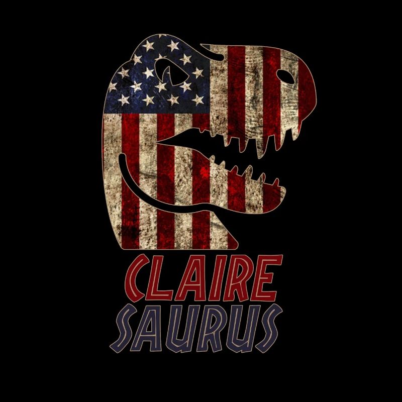 Patriotic Claire Dinosaur Clairesaurus