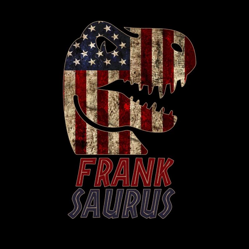 Patriotique Frank Dinosaur Franksaurus
