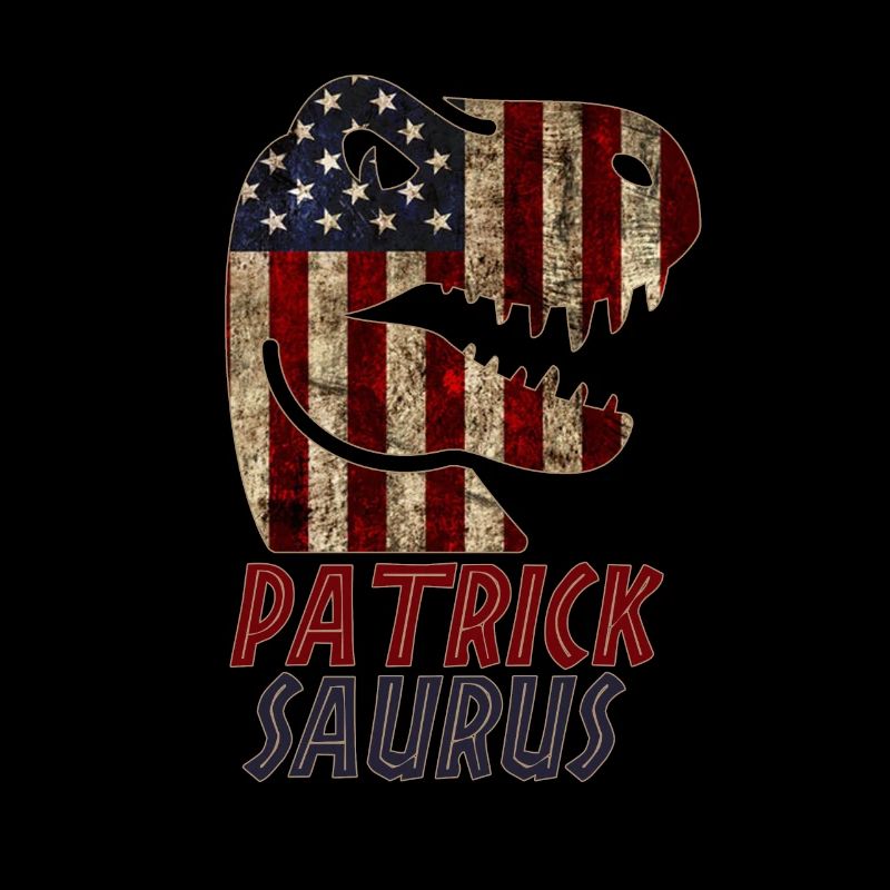 Patriotic Patrick Dinosaur Patricksaurus