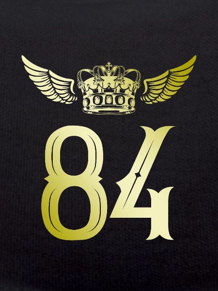 84 Number crown
