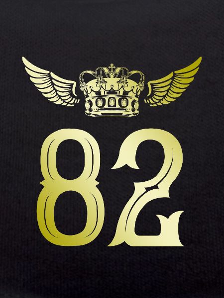 82 Number crown