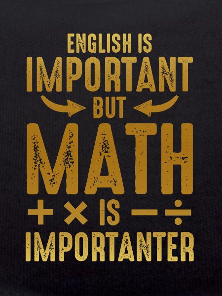 Mathematics is important