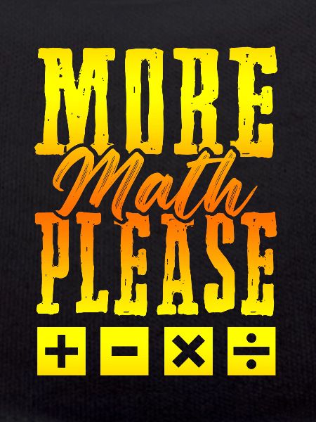 more mathematics