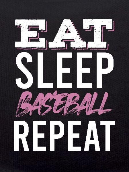 manger dormir baseball répéter