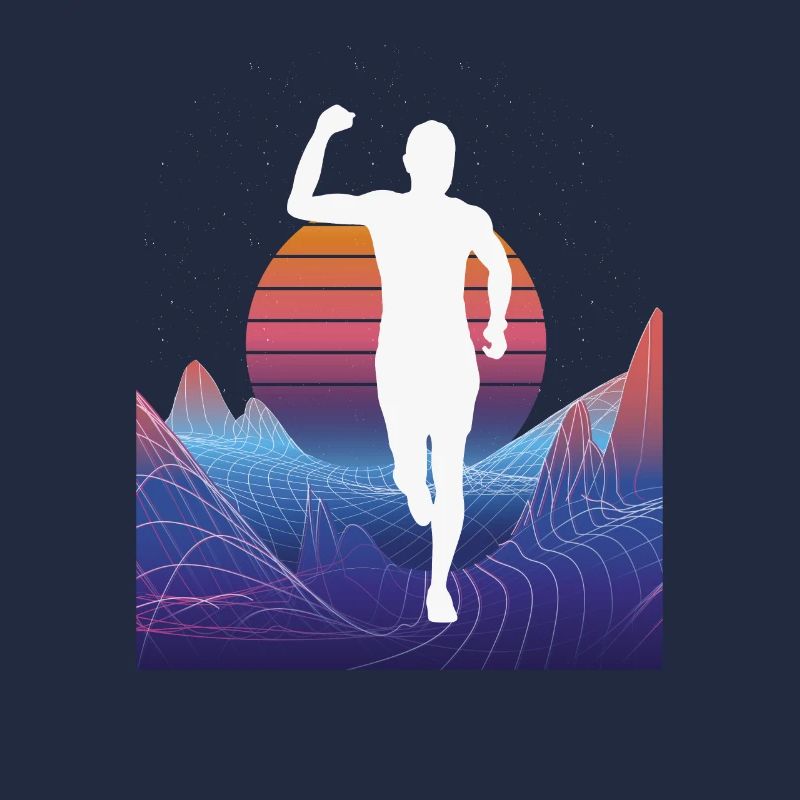 Vaporwave Synthwave Marathon, Trail Running