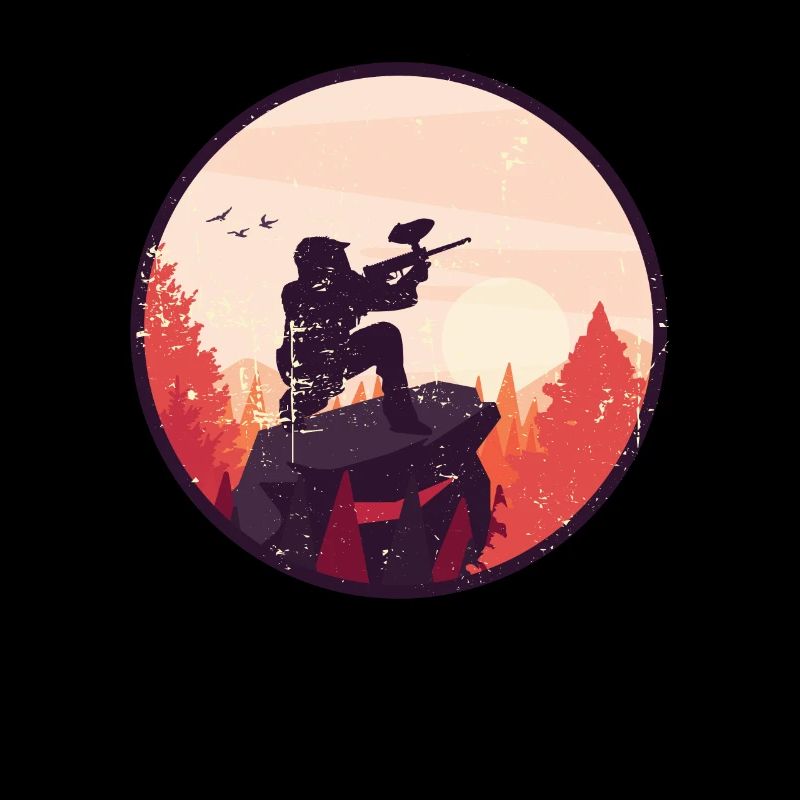 Paintball Paintballspieler