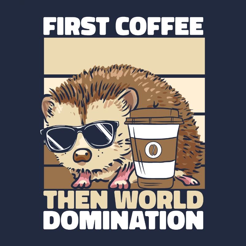 Igel Kaffee Sonnenbrille