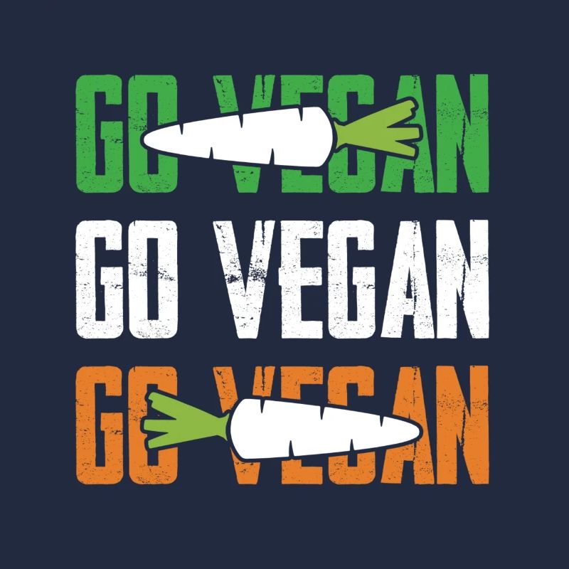 Go vegan saying
