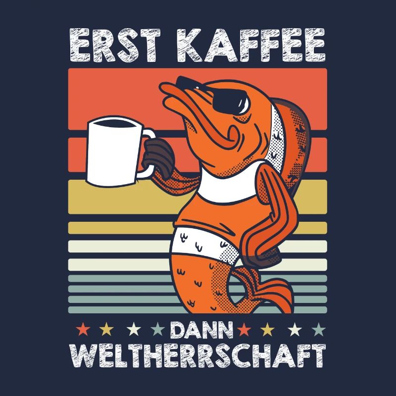 Clownfisch Kaffee Sonnenbrille