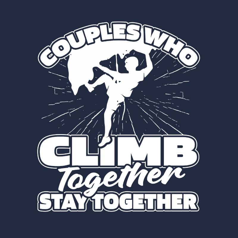 Climbing Climber Couple