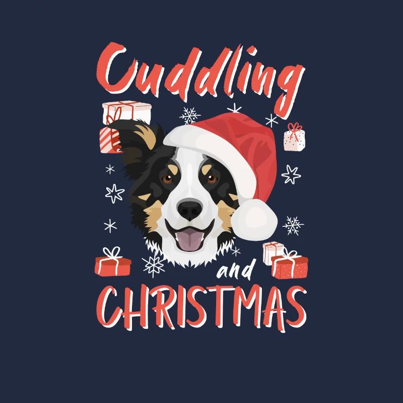 Border Collie Merry Christmas