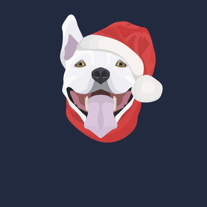 Bull Terrier Joyeux Noël