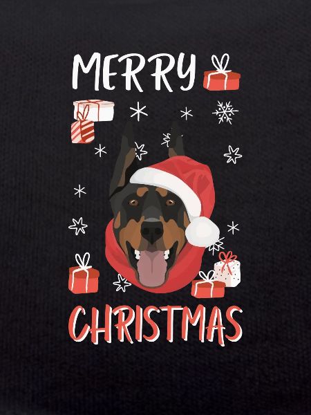 Doberman Joyeux Noël