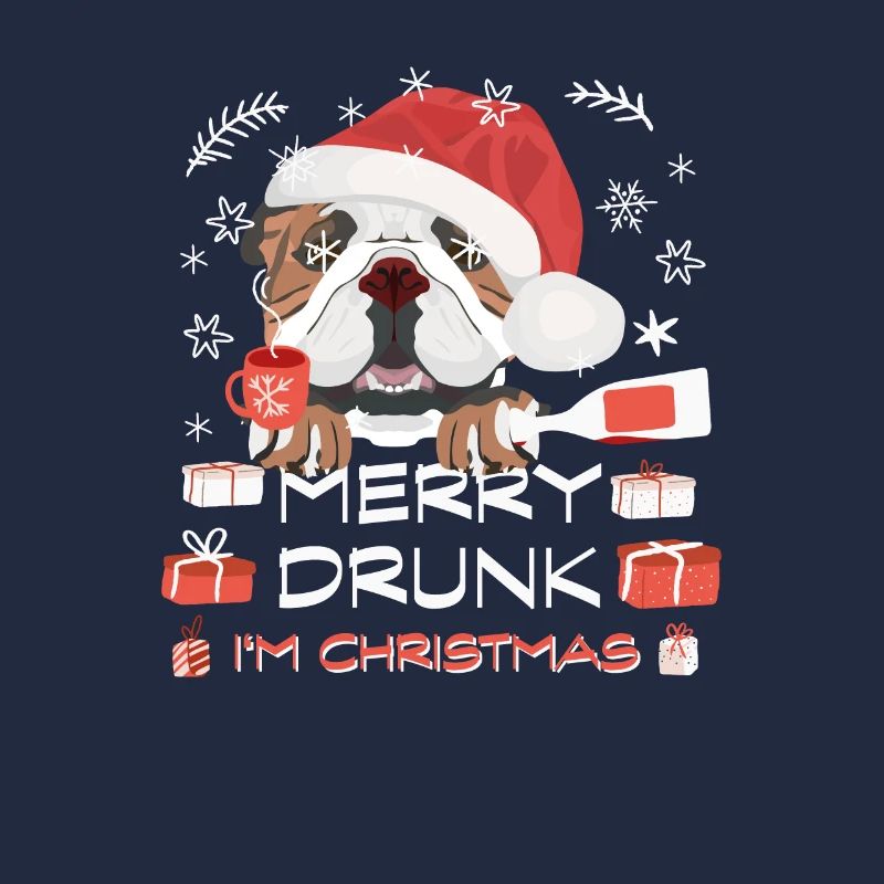 Marché de Noël de Bulldog anglais