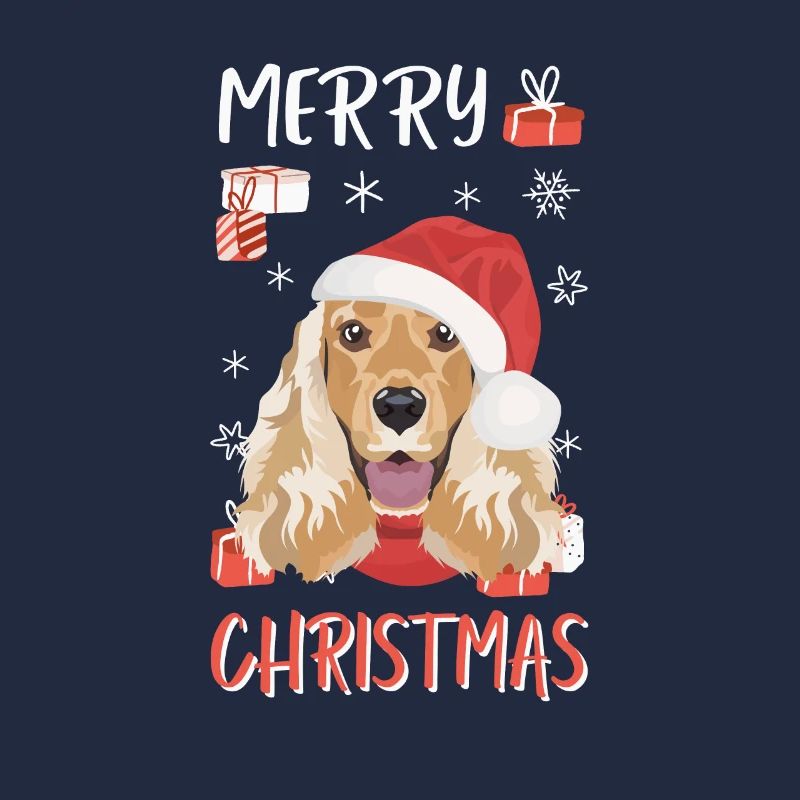 Deutsch Cocker Spaniel Joyeux Noël