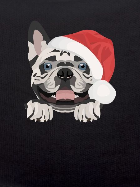Français Bulldog Joyeux Noël