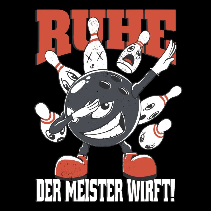 Bowling Mitgebsel Spieler Ruhe Der Meister Wirft