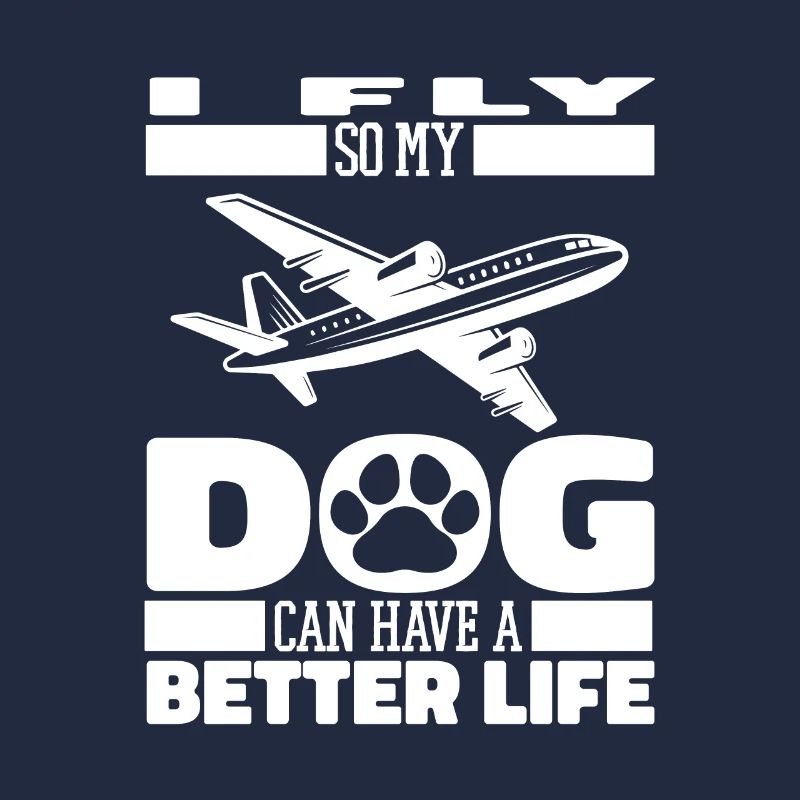 Flugbegleiter Stewardess Hund