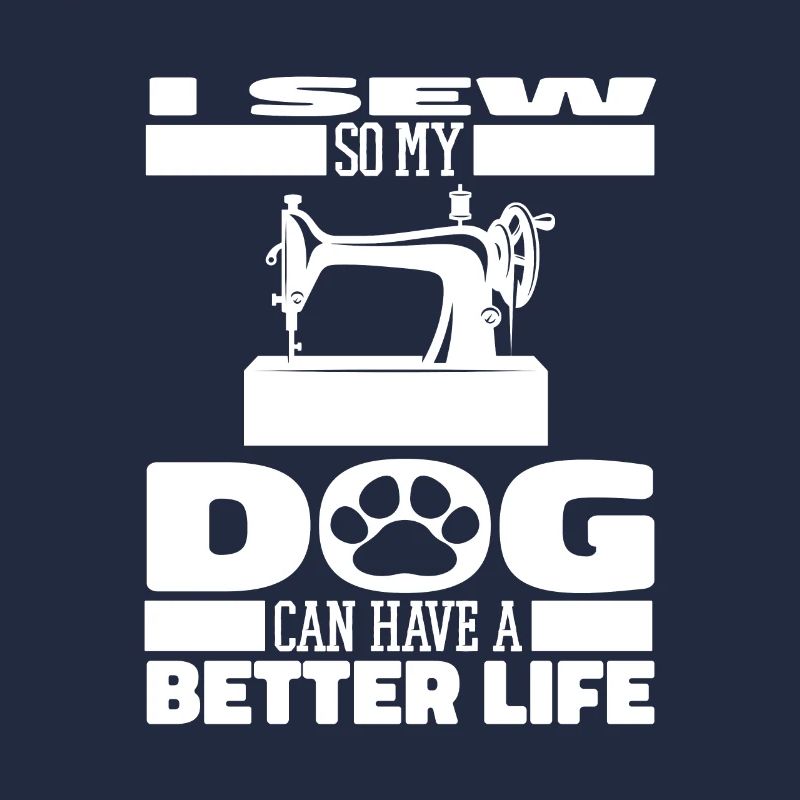 Sewing Sewing Machine Dog