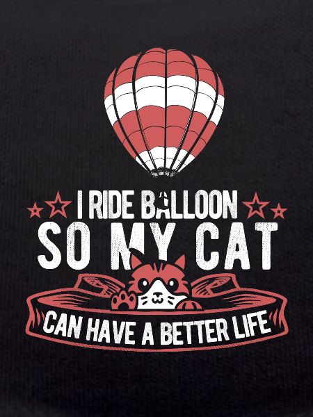 Chat de montgolfière