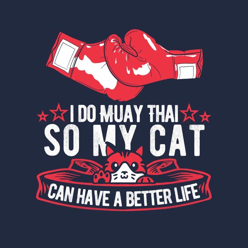 Muay Thai Thai Boxing Cat