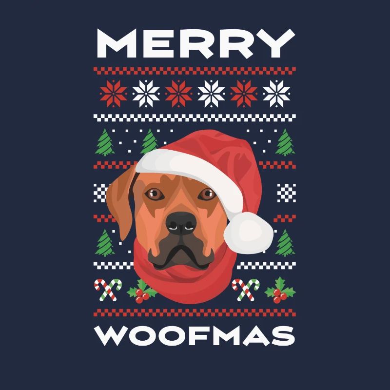 Rhodesian Ridgeback Joyeux Noël