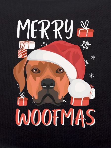Rhodesian Ridgeback Merry Christmas
