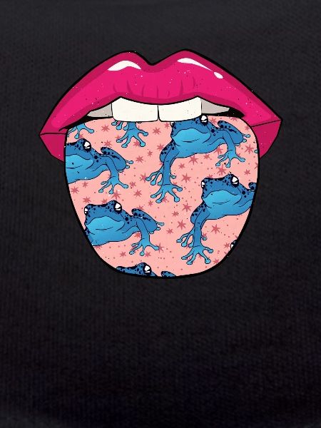 Poison frog lips